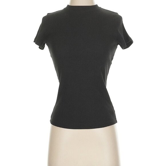 Theory ribbed black tee NWT - Picture 1 of 8